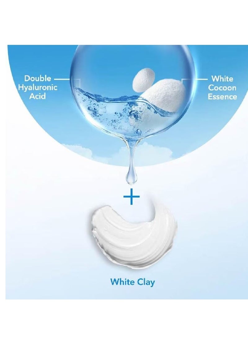 EM-Senka Perfect Whip Clay Beauty Face Foam, 120g, 2024 Version, Made in Japan, Absorbs and cleans even blackheads and square plugs. Contains cleansing ingredients clay and charcoal