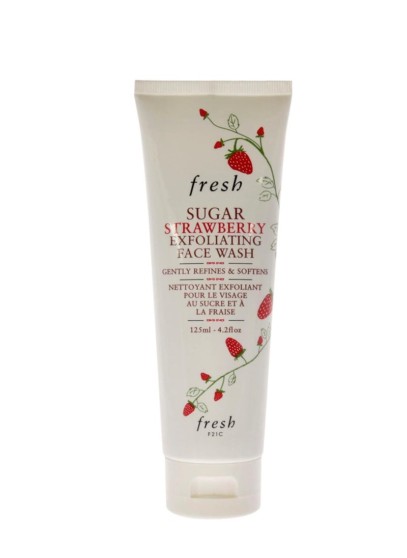 Fresh Sugar Strawberry Exfoliating Face Wash Cleanser Women 4.2 oz