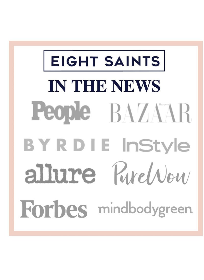 Eight Saints Bright Side Cream Facial Cleanser, Moisturizing Non-Foaming Daily Face Wash, Natural and Organic, Gentle and Effective Facial Cleanser, Makeup Remover, Nourishing and Hydrating, 2oz