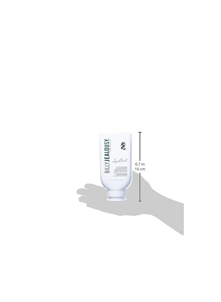 Billy Jealousy LiquidSand Exfoliating Face Cleanser for All Skin Types, Mens Face Wash for Daily Exfoliation of Dead Skin Cells & Grime, Cleans, Softens & Nourishes