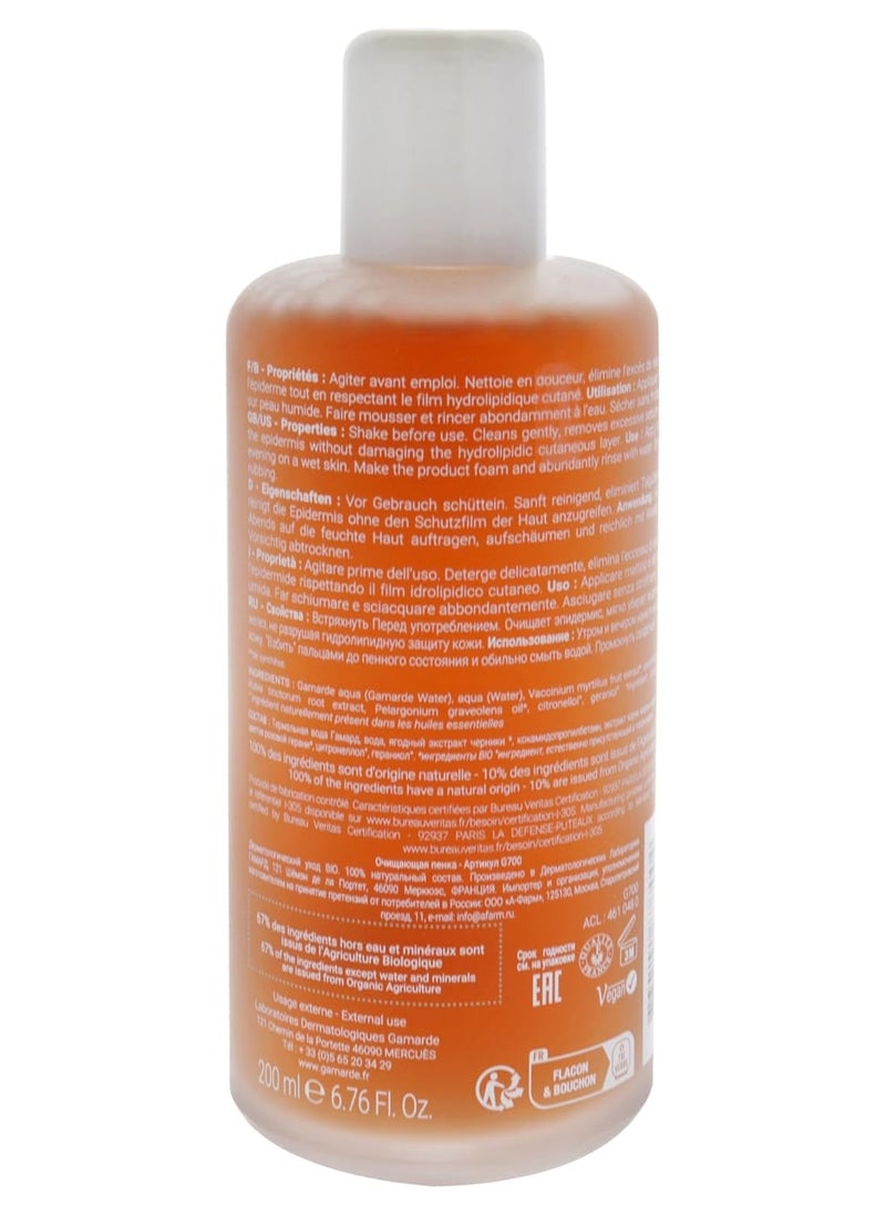 Purifying Foaming Water - Facial Cleanser with Blueberry Extract and Geranium Essential Oil - Ideal for Blemish Prone Skin - 6.76 oz