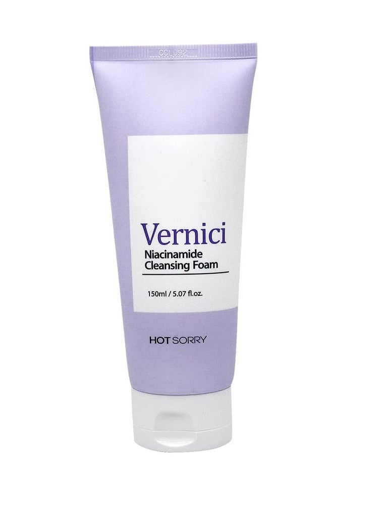 Vernici Niacinamide Cleansing Foam 5.07 fl.oz(150ml) | Soft Bubble | Moisturizing | Korean Cleansing Wash | k-beauty | (Niacinamide)