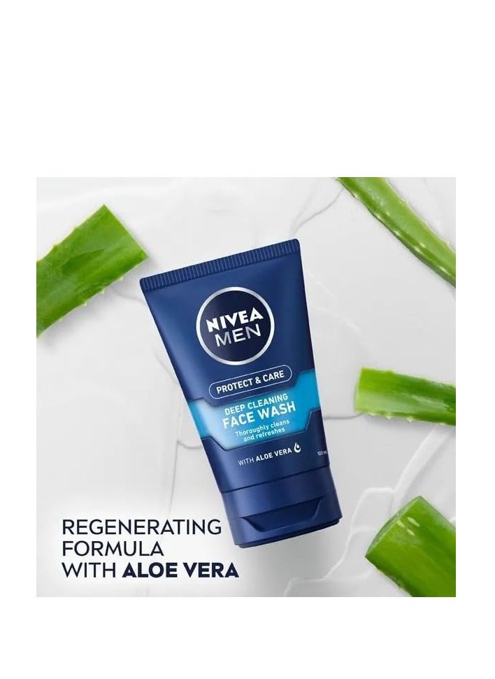 Nivea Men Deep Cleaning Face Wash, 100 ml