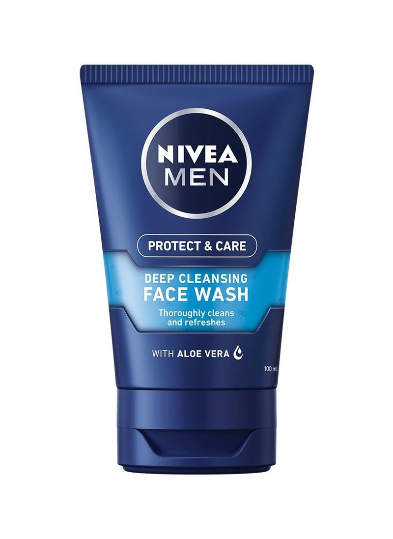 Nivea Men Deep Cleaning Face Wash, 100 ml