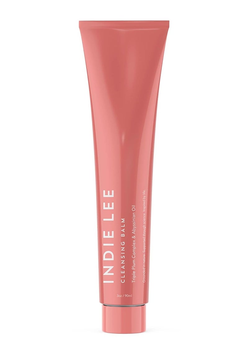 Indie Lee Cleansing Balm Makeup Remover - Oil Based Cleanser with Vitamin C, Kakadu Plum & Acerola Fruit to Melt Away Makeup & SPF, Boost Skin Radiance & Reduce Visible Signs of Aging (90ml)