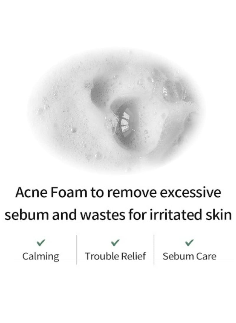 FARMSTAY Tea Tree Biome Low pH Calming Cleanser - Daily Facial Cleanser for Sensitive Skin, Korean Skin Care, Hydrating and Soothing Face skin, Acne Free Cleansing Foam, Gentle Facial Cleanser, for
