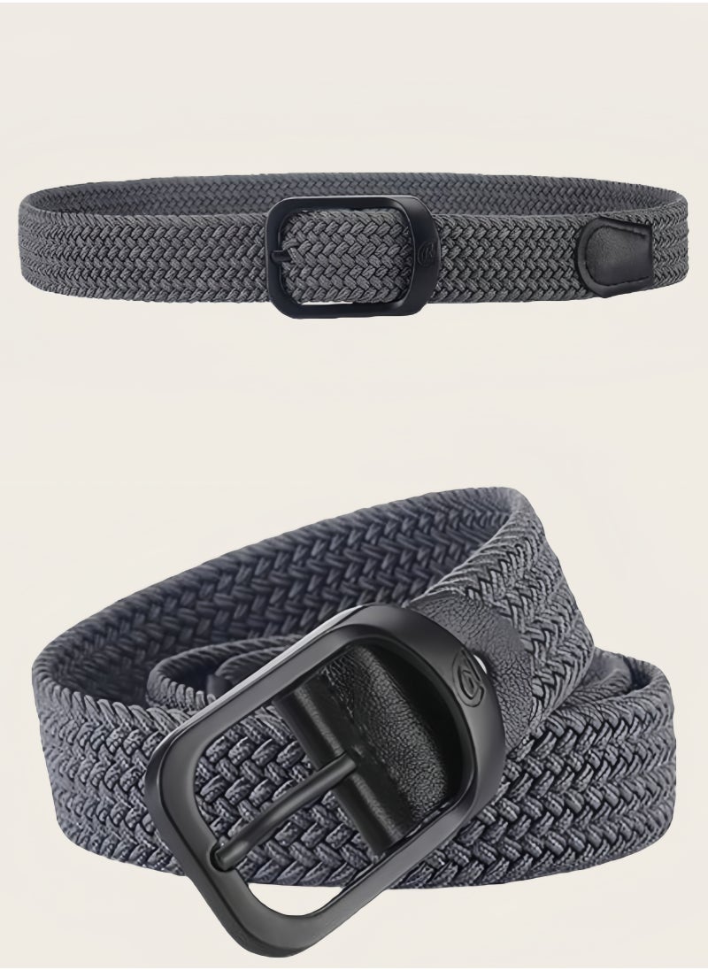 Woven Elastic Braided Web Belt,Stretch Belt for Men/Women/Junior