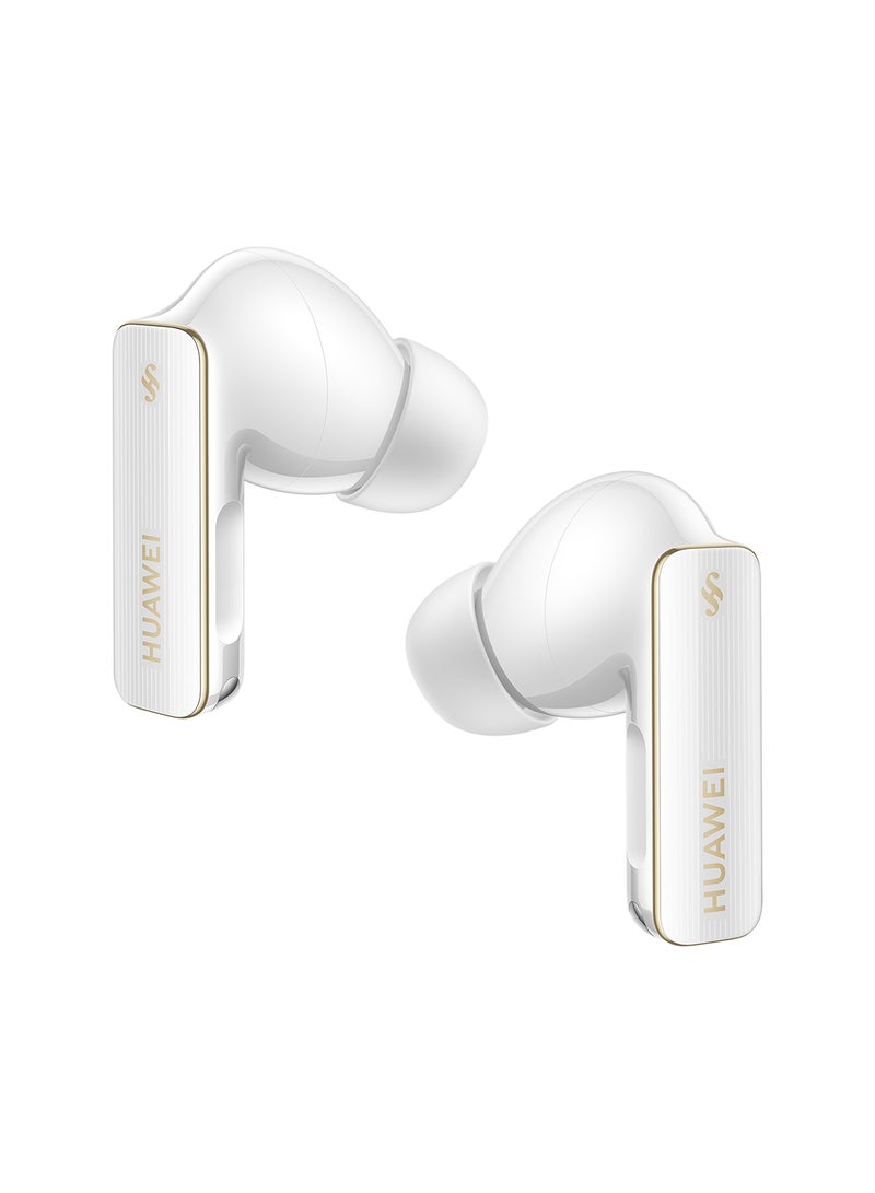 FreeBuds Pro 4 Wireless Bluetooth Earbuds, Dual-driver True Sound, Stable&Clear Calls, Intelligent Dynamic ANC, Head Motion Controls, iOS&Android, Lossless Sound Quality, AI call-noise-cancellation, White