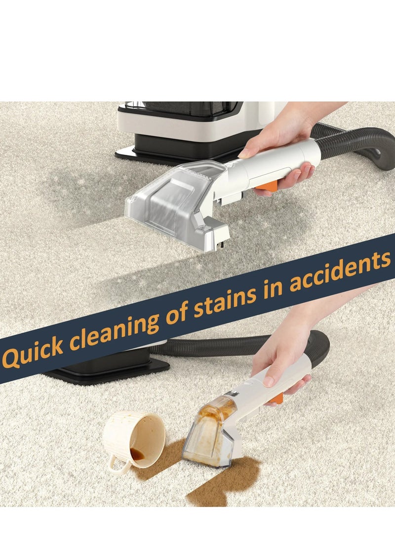 Handheld Carpet Cleaner 450W Handheld 11Kpa Corded Spot Clean Machine Wet Fabric Carpet Sofa Cleaning