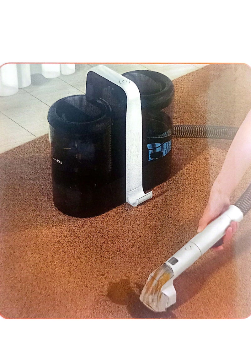 Handheld Carpet Cleaner 450W Handheld 11Kpa Corded Spot Clean Machine Wet Fabric Carpet Sofa Cleaning