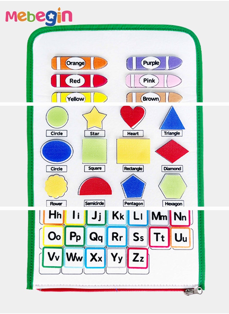 Busy Board Toys Montessori Toys Sensory Board for Fine Motor Skill Toddler Busy Board Toddler Travel Toys Pre-Kindergarten Toys for Boys and Girls