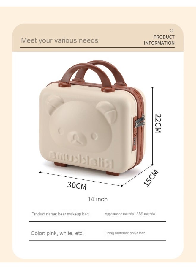 Mini Cartoon Bear Carry-On Luggage Case