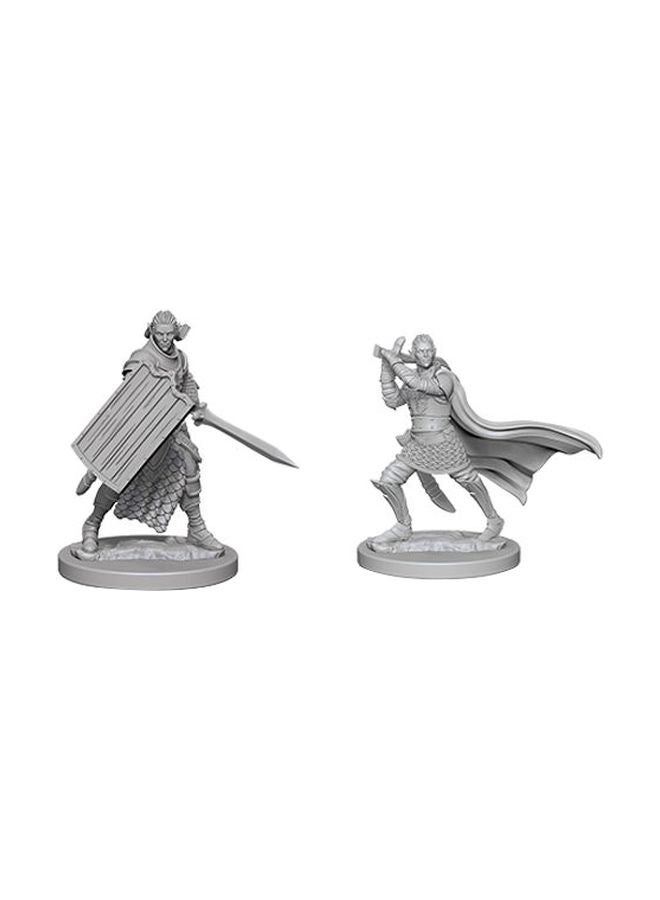 2-Piece Deep Cuts Elf Male Paladin Miniature Figure WZK72608