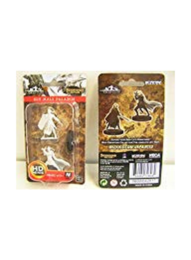 2-Piece Deep Cuts Elf Male Paladin Miniature Figure WZK72608