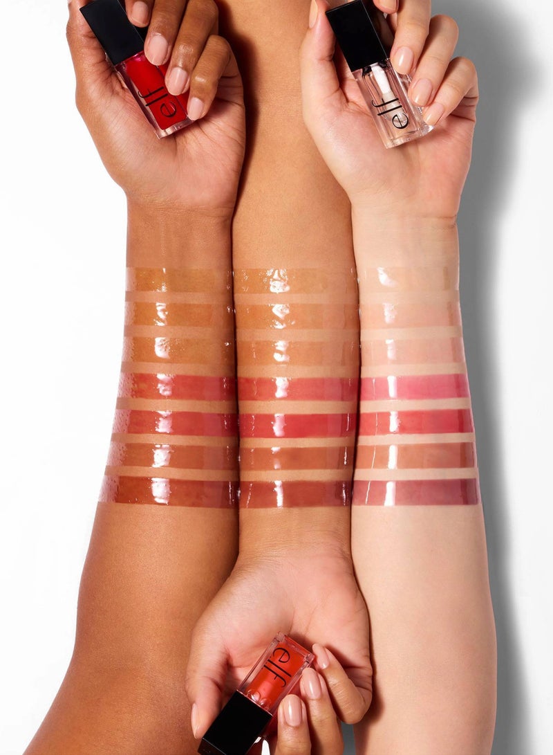 Glow Reviver Lip Oil, Nourishing, Tinted for High Gloss Finish, Enriched with Jojoba Oil Honey Talks