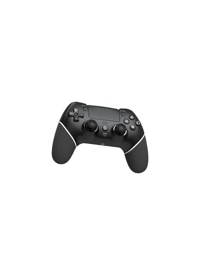 Controller Wireless, with USB Cable/1000mAh Battery/Dual Vibration/6-Axis Motion Control/3.5mm Audio Jack/Multi Touch Pad/Share Button,Controller Compatible with /Slim/Pro/PC (BLACK)