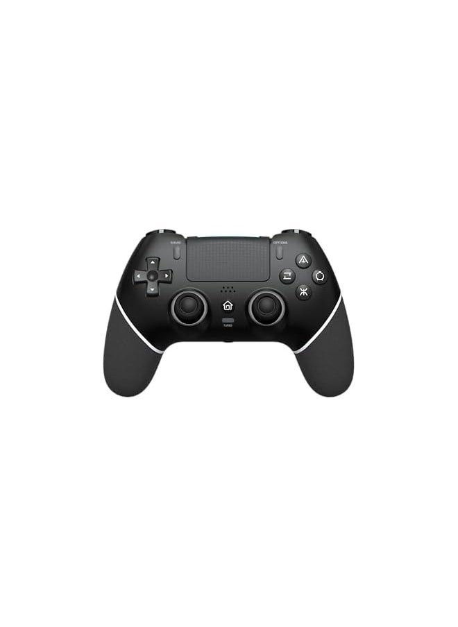 Controller Wireless, with USB Cable/1000mAh Battery/Dual Vibration/6-Axis Motion Control/3.5mm Audio Jack/Multi Touch Pad/Share Button,Controller Compatible with /Slim/Pro/PC (BLACK)