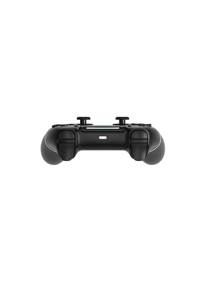 Controller Wireless, with USB Cable/1000mAh Battery/Dual Vibration/6-Axis Motion Control/3.5mm Audio Jack/Multi Touch Pad/Share Button,Controller Compatible with /Slim/Pro/PC (BLACK)