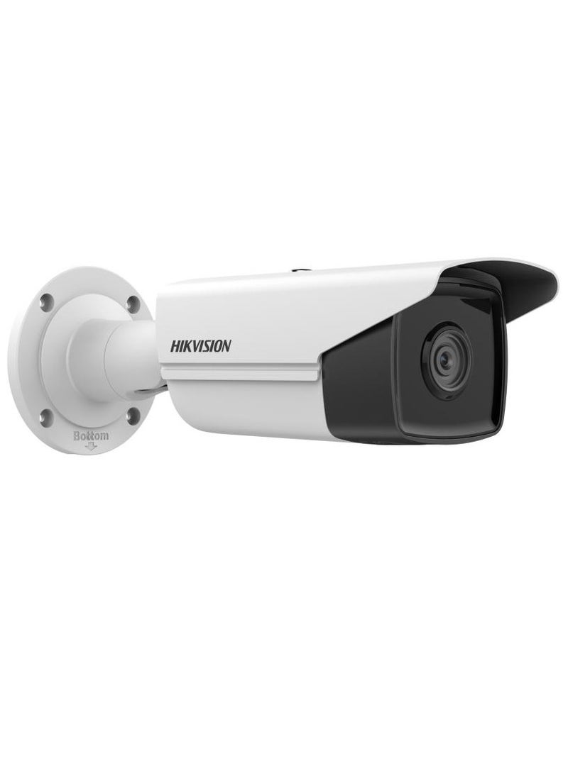 DS-2CD2T63G2-4I 6 MP AcuSense Fixed Bullet Network Camera, 2.8mm Lens, 120dB WDR, IR Night Vision up to 80m, H.265+ Compression, Smart Detection (Human/Vehicle), IP67 Weatherproof, 1/2.4