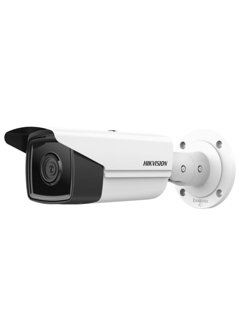 DS-2CD2T63G2-4I 6 MP AcuSense Fixed Bullet Network Camera, 2.8mm Lens, 120dB WDR, IR Night Vision up to 80m, H.265+ Compression, Smart Detection (Human/Vehicle), IP67 Weatherproof, 1/2.4