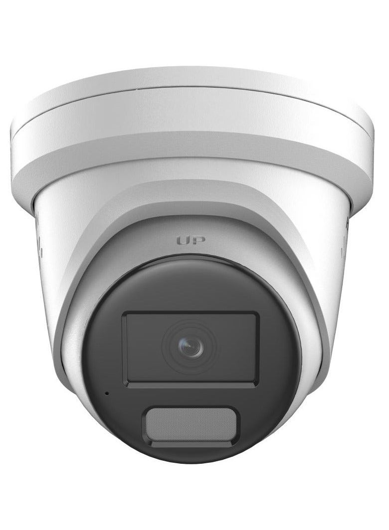 DS-2CD2347G2H-LISU/SL 4 MP Smart Hybrid Light with ColorVu Fixed Turret Network Camera, 130 dB WDR, H.265+ Compression, Deep Learning Human & Vehicle Classification, Two-Way Audio, Active Strobe Light & Audio Alarm, Up To 512GB SD Card Support, IP67 Weatherproof