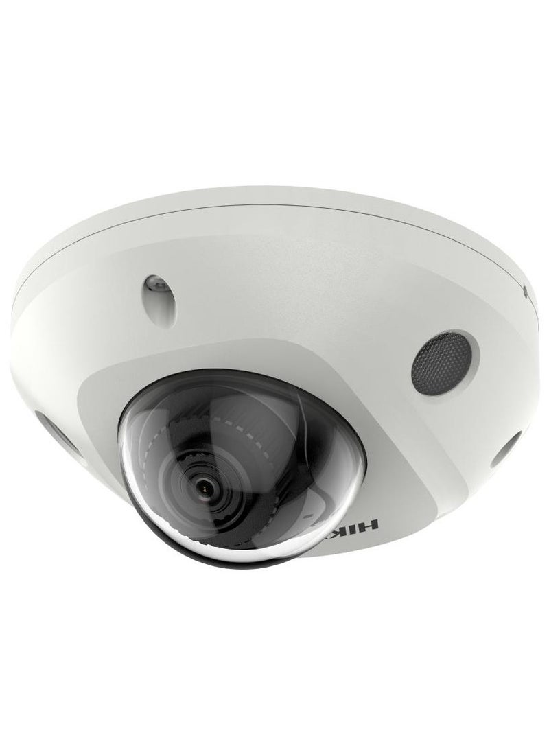 DS-2CD2523G2-I(S) 2MP AcuSense Mini Dome Network Camera, 2.8mm Lens, 120dB WDR, H.265+, Built-in Mic, IR up to 30m, PoE, IP67, IK08, Human & Vehicle Detection, Audio & Alarm Interface, Face Capture, Motion Detection | DS-2CD2523G2-I(S)