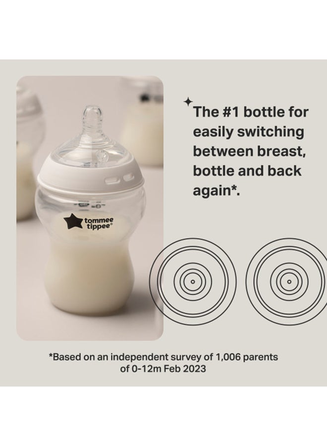 Pack Of 3 Baby Feeding Bottle 260 ML, 0 Months +