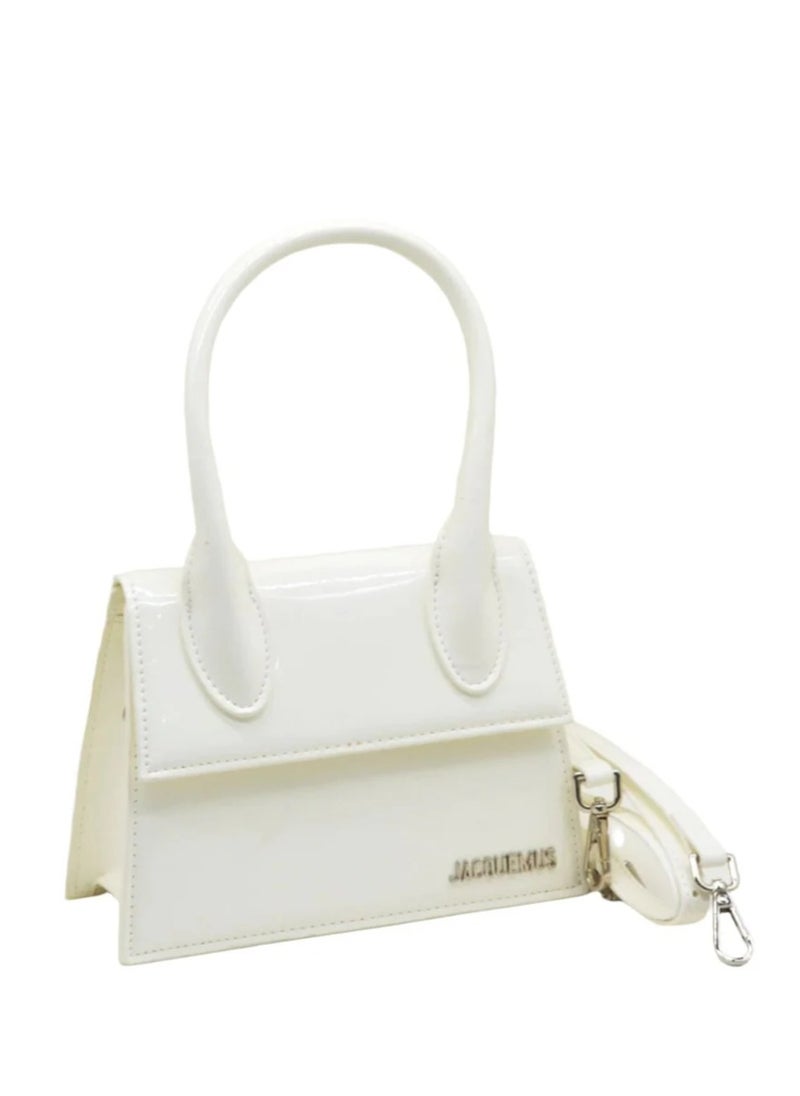 JACQUEMUS Le Chiquito Moyen Patent Leather Bag