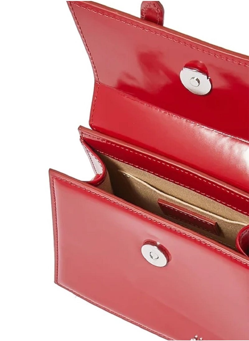JACQUEMUS Le Chiquito Moyen Patent Leather Bag