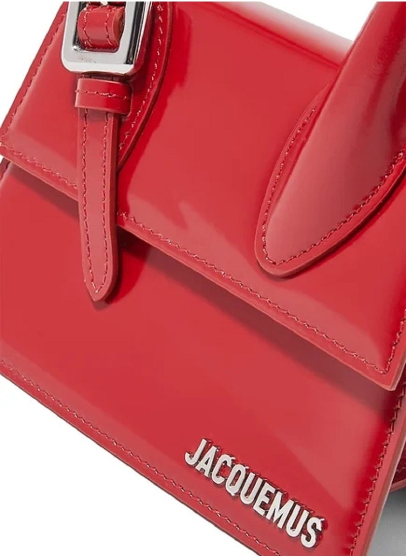 JACQUEMUS Le Chiquito Moyen Patent Leather Bag