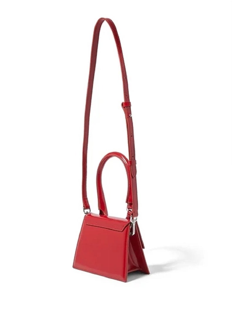 JACQUEMUS Le Chiquito Moyen Patent Leather Bag