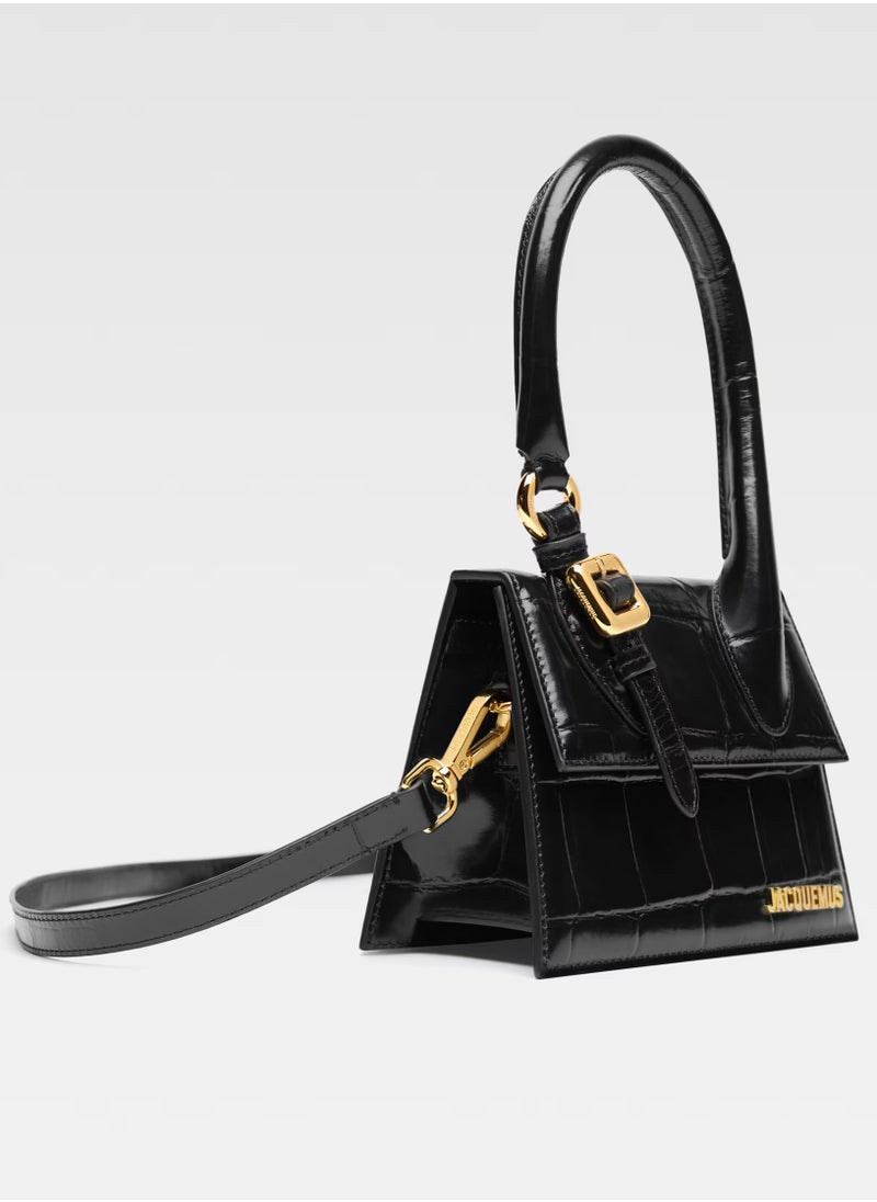 JACQUEMUS Le Chiquito Moyen Patent Leather Bag
