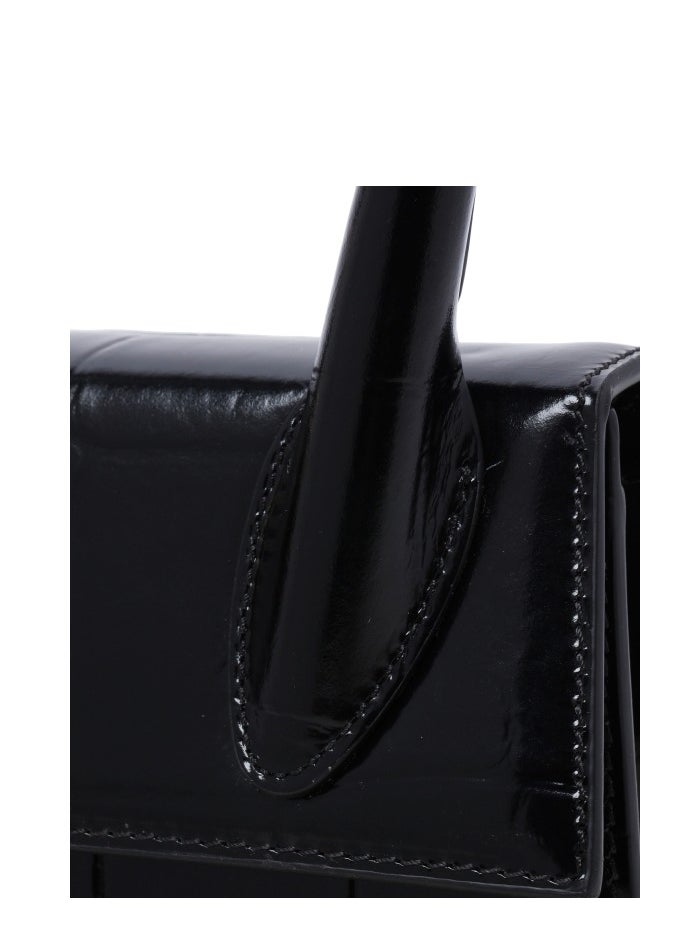 JACQUEMUS Le Chiquito Moyen Patent Leather Bag