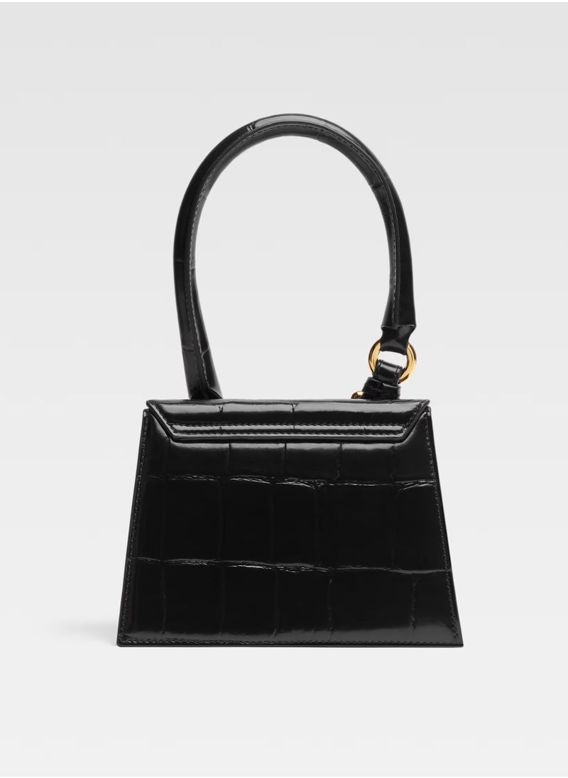 JACQUEMUS Le Chiquito Moyen Patent Leather Bag