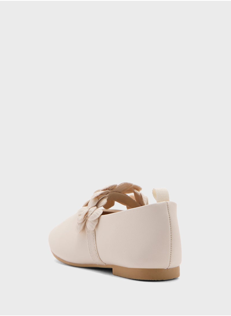 Appliquéd Ballet Pumps