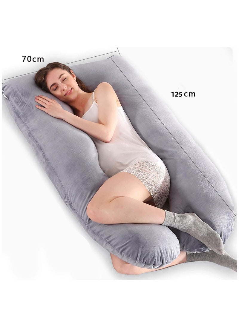 U Shaped Maternity Pillow - Side Sleeper Pillow - Body Pillow,Support Body Pillow For Back Pain Sleepers