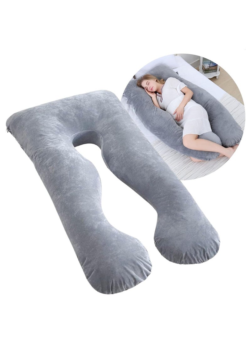 U Shaped Maternity Pillow - Side Sleeper Pillow - Body Pillow,Support Body Pillow For Back Pain Sleepers