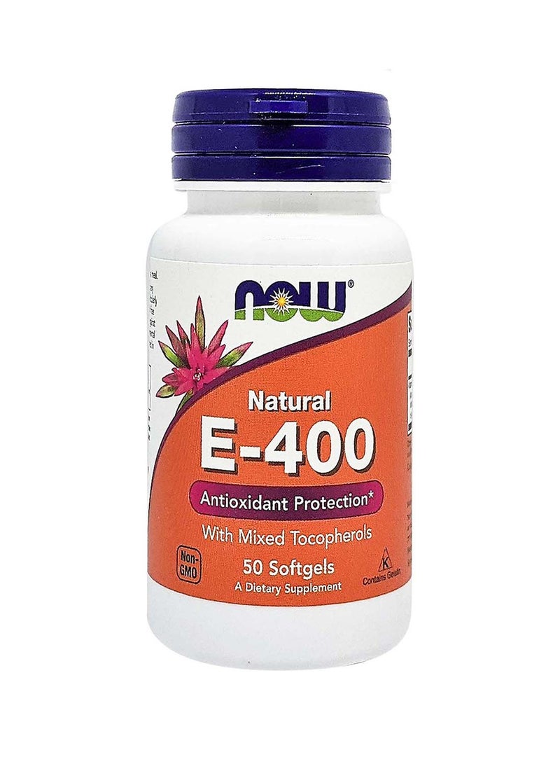 Vitamin E-400 50 Softgels