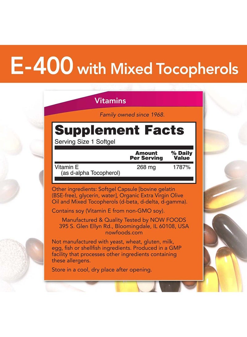 Vitamin E-400 50 Softgels