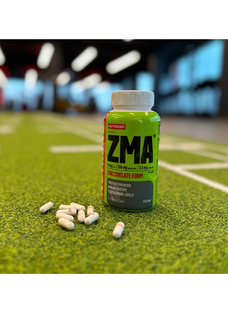Nutrend, ZMA, Supports Protein Synthesis & Immune System, 120 Caps, 60 Servings