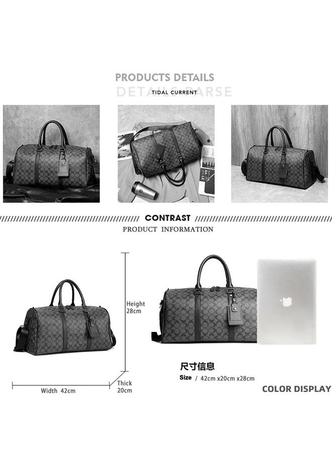 PU Large-capacity men's and women's travel bags, Travel Duffle Bag Weekender Bag