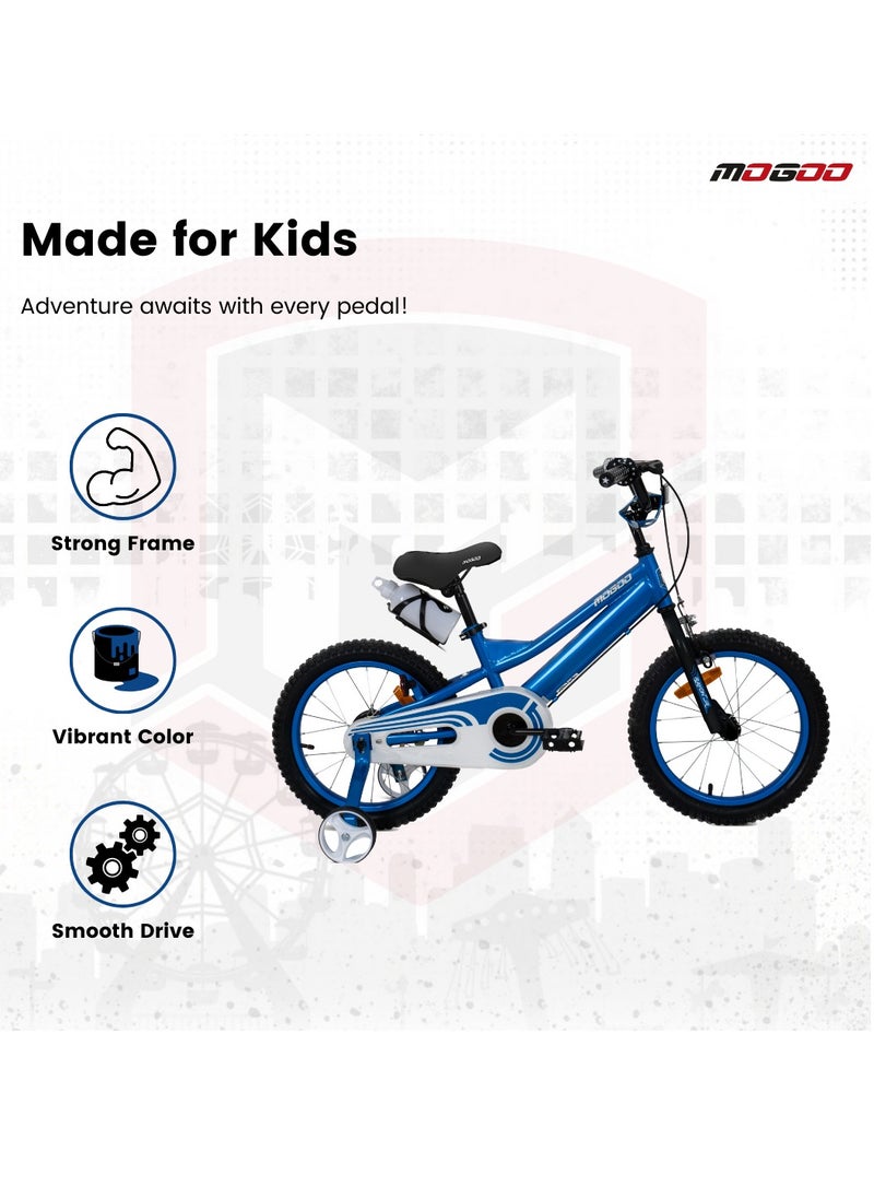 Mogoo - Rayon Junior 2.0 100% Assembled Kids Bicycle 16 Inch - Blue