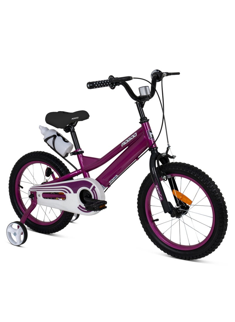 Mogoo - Rayon Junior 2.0 100% Assembled Kids Bicycle 16 Inch - Purple