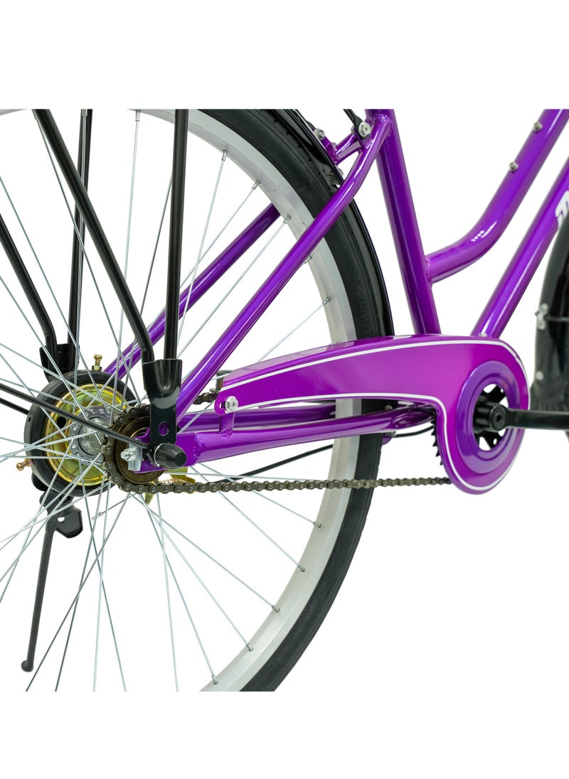 Mogoo - Zen City Bike - 26 inch - Purple