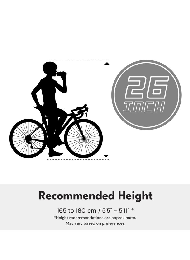- Zen City Bike - 26 Inch - Purple
