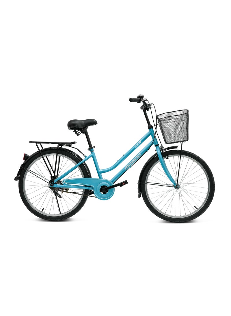 - Zen City Bike - 24 Inch - Light Blue