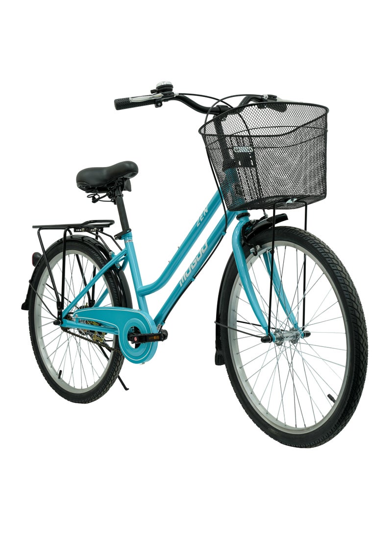 - Zen City Bike - 24 Inch - Light Blue