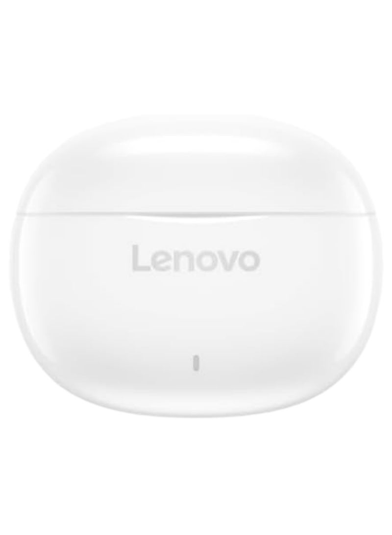 E310 True Wireless Stereo Earbuds, Bluetooth 5.3, 13mm Drivers, AI Call Noise Reduction, 20 Hours Playtime, USB-C Charging, Lightweight - White, with 1-Year Replacement Warranty White