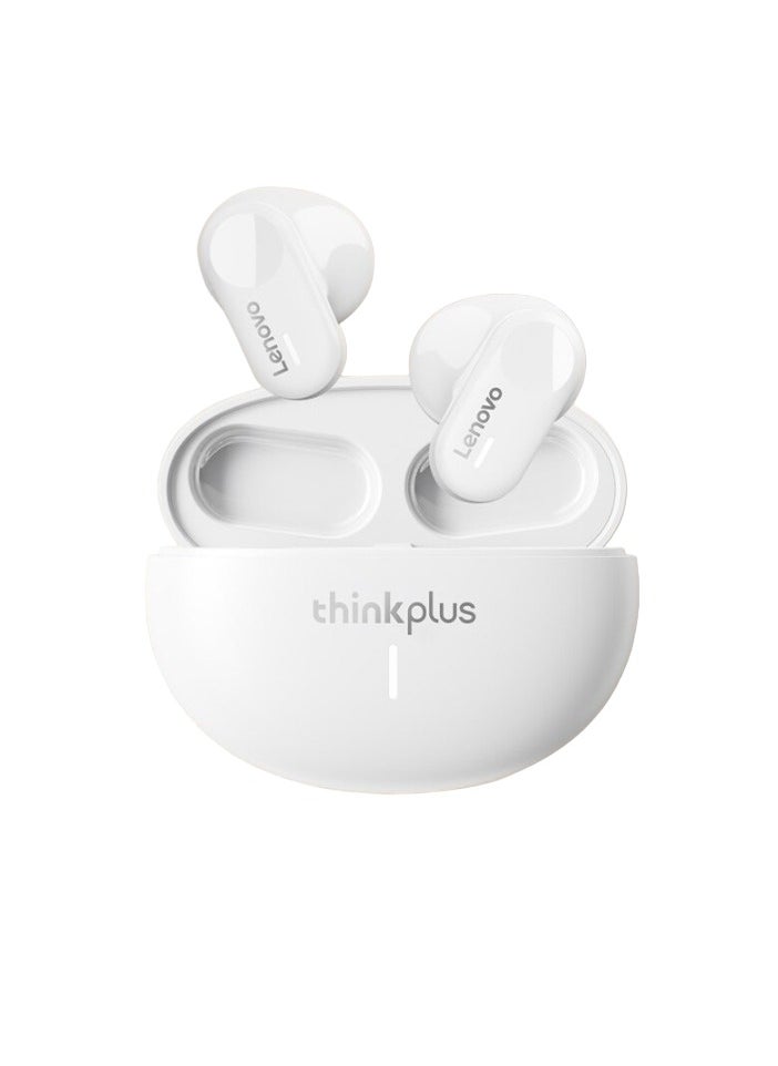 LP19 Bluetooth Earphones, Comfortable Lightweight Wireless Earbuds, HIFI Sound Quality In Ear Sports Headphones, Waterproof Music Headset With Dual HD Microphone, (1pc, White)