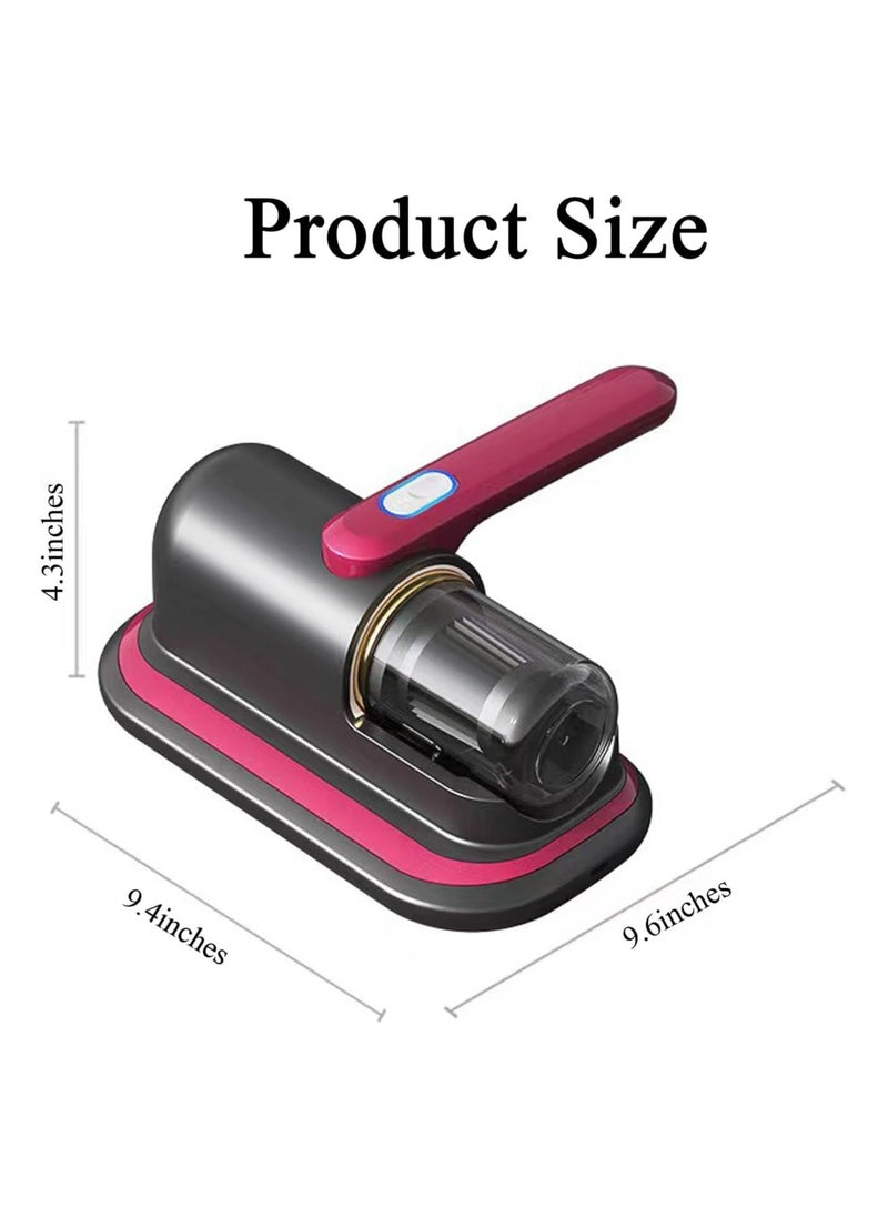 Compact Mattress Vacuum Cleaner | 100W Handheld Cordless with UV Light | 8000Pa Powerful Suction & 250ml Dust Collection